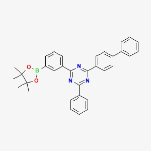 2-(1,1-Biphenyl-4-yl)-4-phenyl-6-(3-(4,4,5,5-tetramethyl-1,3,2-dioxaborolan-2-yl)phenyl)-1,3,5-triazin丨CAS 1696425-30-5