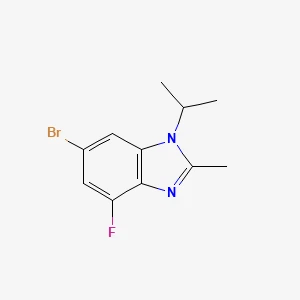 6-Brom-4-fluor-1-isopropyl-2-methyl-1H-benzodimidazol丨CAS 1231930-33-8